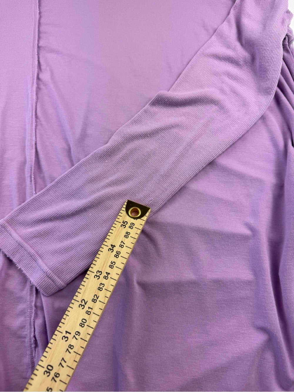 Free People Moonshine Purple Orchid V Neck Long Sleeve Top Tunic Blouse Shirt - Picture 8 of 8